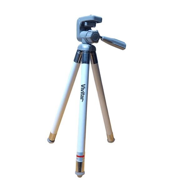 Vivitar 8 Section Camera Tripod VIV-MPT-150W White - Picture 2 of 10